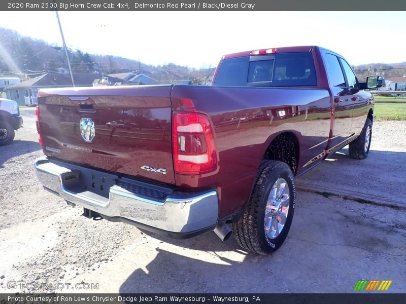 Delmonico Red Pearl / Black/Diesel Gray 2020 Ram 2500 Big Horn Crew Cab 4x4