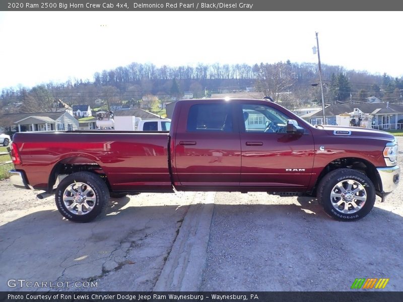 Delmonico Red Pearl / Black/Diesel Gray 2020 Ram 2500 Big Horn Crew Cab 4x4