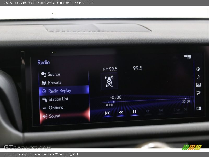 Ultra White / Circuit Red 2019 Lexus RC 350 F Sport AWD
