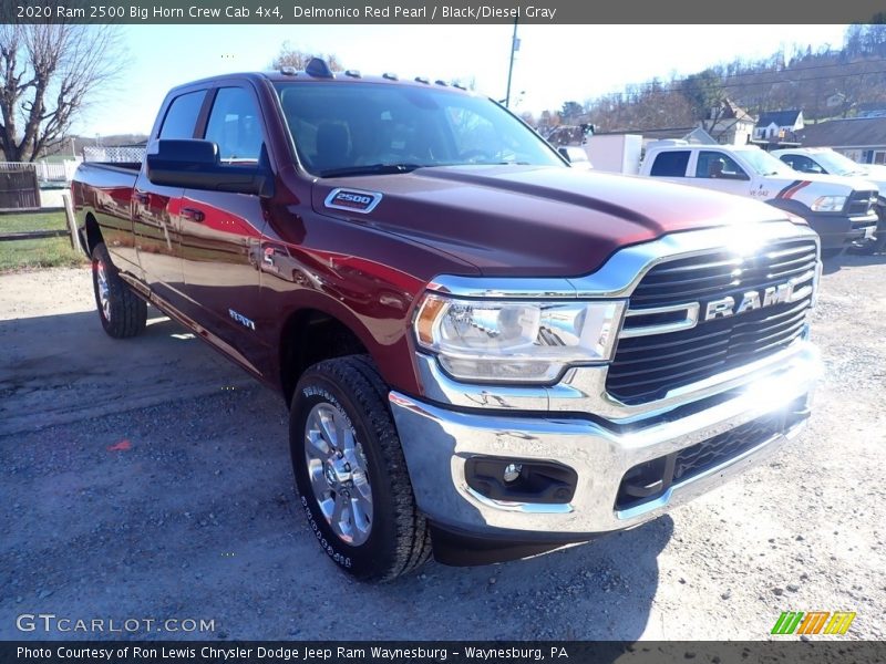 Delmonico Red Pearl / Black/Diesel Gray 2020 Ram 2500 Big Horn Crew Cab 4x4