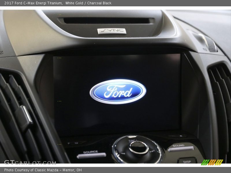 White Gold / Charcoal Black 2017 Ford C-Max Energi Titanium
