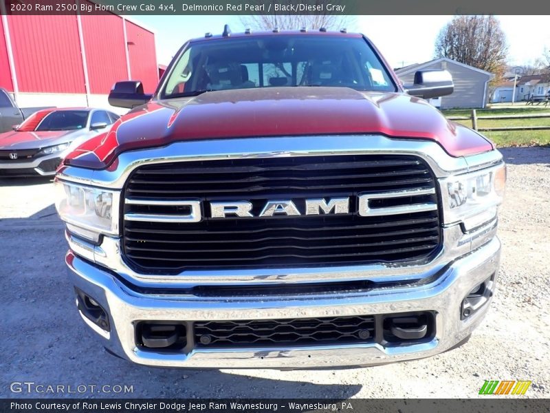 Delmonico Red Pearl / Black/Diesel Gray 2020 Ram 2500 Big Horn Crew Cab 4x4