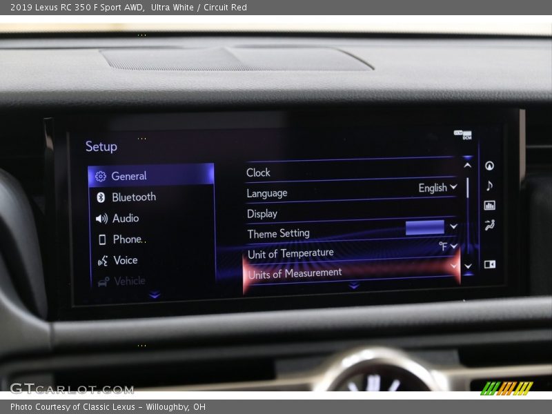 Ultra White / Circuit Red 2019 Lexus RC 350 F Sport AWD