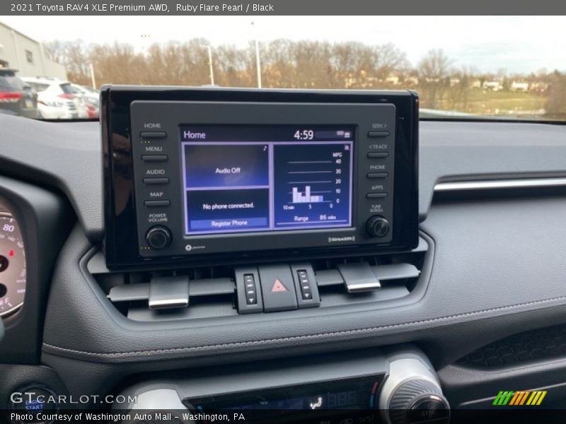 Controls of 2021 RAV4 XLE Premium AWD