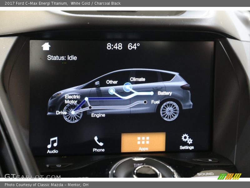 Controls of 2017 C-Max Energi Titanium