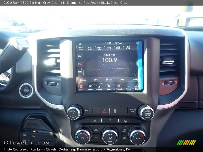 Delmonico Red Pearl / Black/Diesel Gray 2020 Ram 2500 Big Horn Crew Cab 4x4