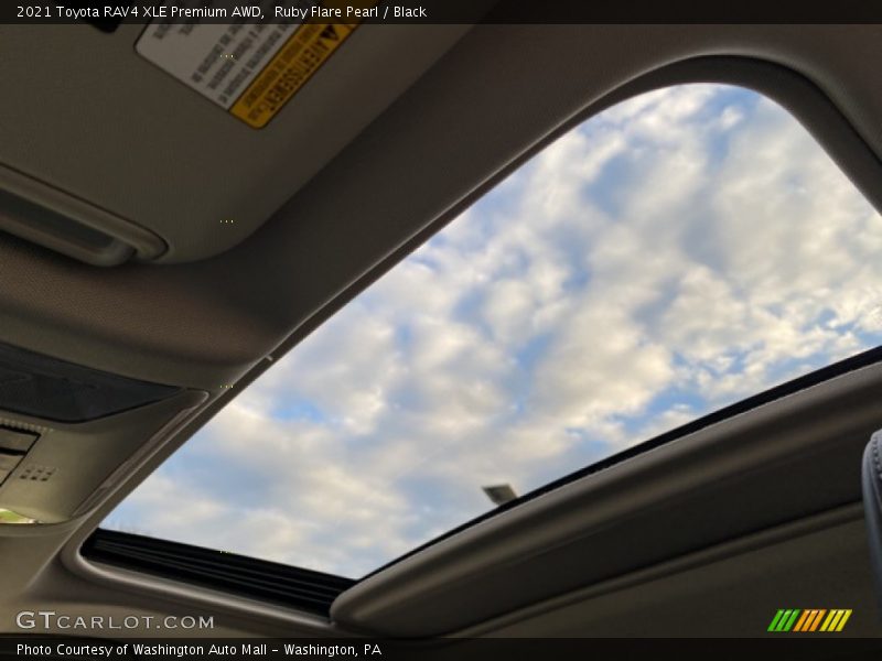 Sunroof of 2021 RAV4 XLE Premium AWD