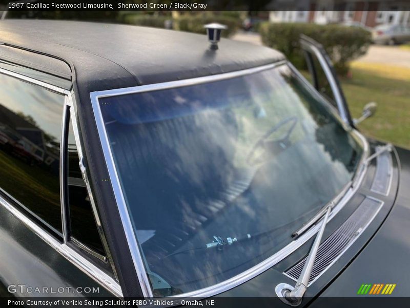 Sherwood Green / Black/Gray 1967 Cadillac Fleetwood Limousine
