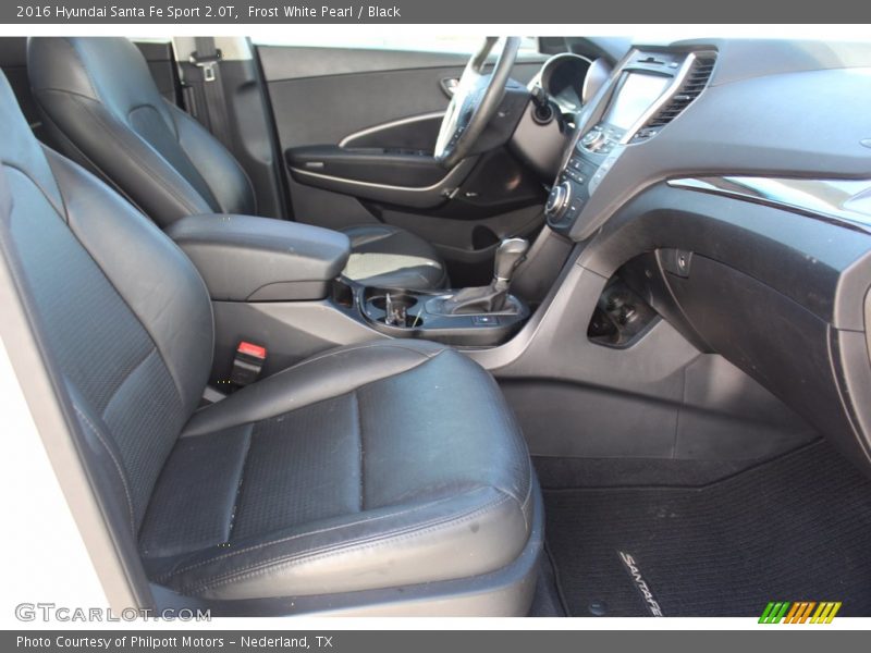 Frost White Pearl / Black 2016 Hyundai Santa Fe Sport 2.0T