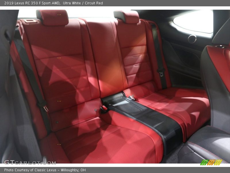 Ultra White / Circuit Red 2019 Lexus RC 350 F Sport AWD