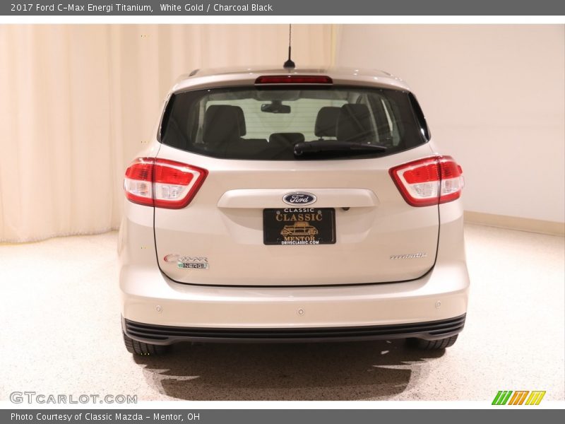 White Gold / Charcoal Black 2017 Ford C-Max Energi Titanium