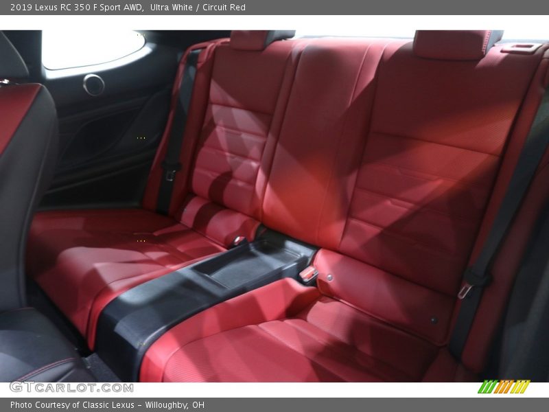 Ultra White / Circuit Red 2019 Lexus RC 350 F Sport AWD