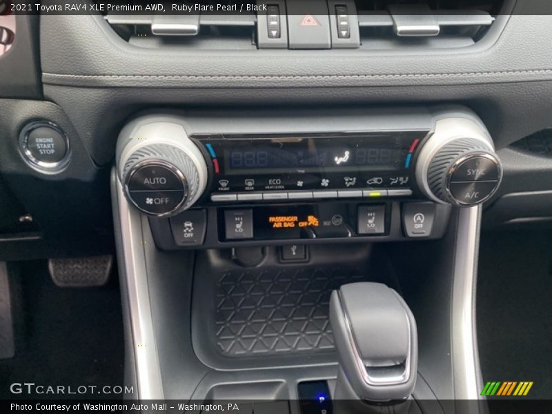 Controls of 2021 RAV4 XLE Premium AWD
