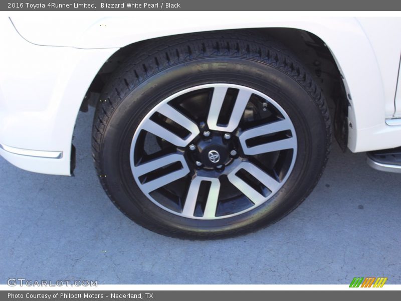 Blizzard White Pearl / Black 2016 Toyota 4Runner Limited