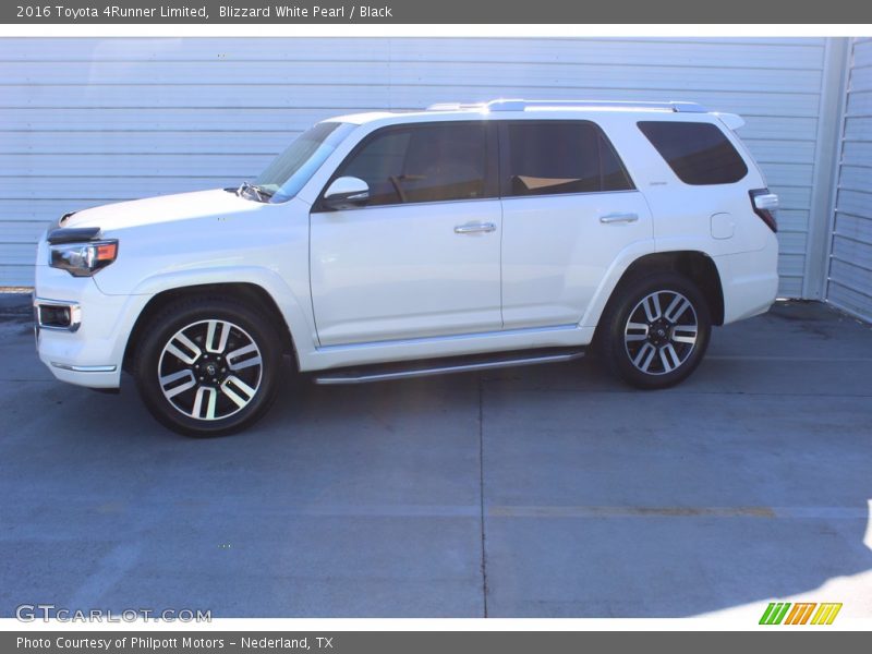 Blizzard White Pearl / Black 2016 Toyota 4Runner Limited