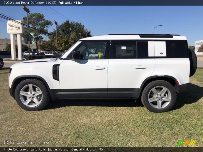 Fuji White / Khaki 2020 Land Rover Defender 110 SE