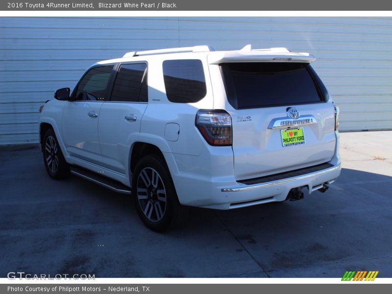 Blizzard White Pearl / Black 2016 Toyota 4Runner Limited