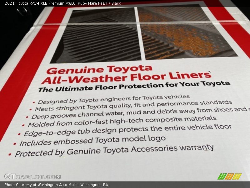 Ruby Flare Pearl / Black 2021 Toyota RAV4 XLE Premium AWD
