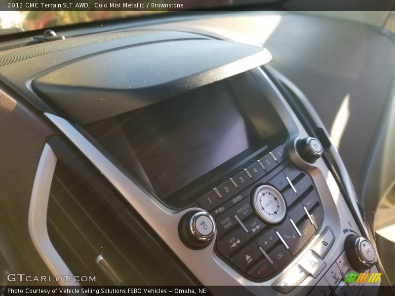 Gold Mist Metallic / Brownstone 2012 GMC Terrain SLT AWD