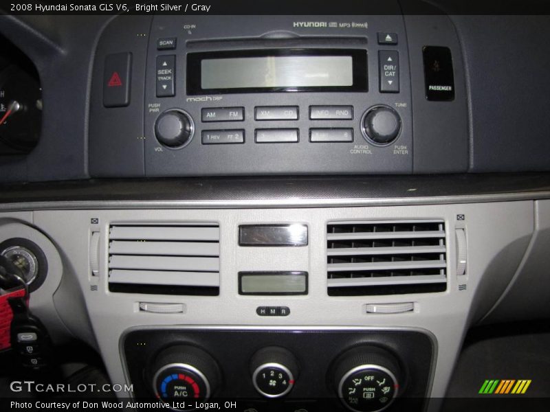 Bright Silver / Gray 2008 Hyundai Sonata GLS V6