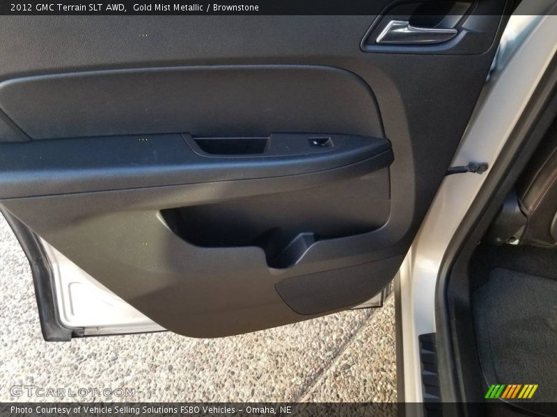 Gold Mist Metallic / Brownstone 2012 GMC Terrain SLT AWD