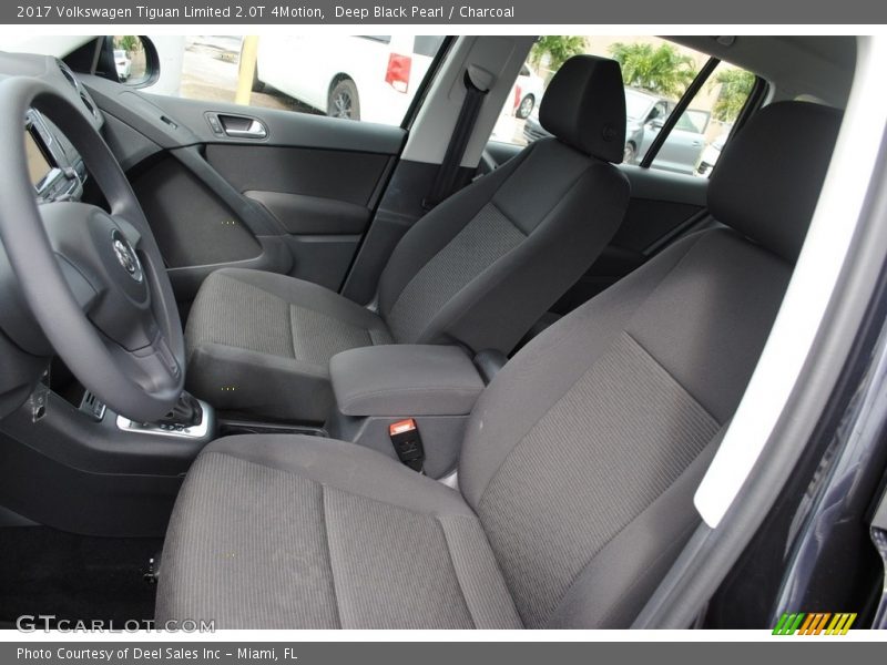 Deep Black Pearl / Charcoal 2017 Volkswagen Tiguan Limited 2.0T 4Motion