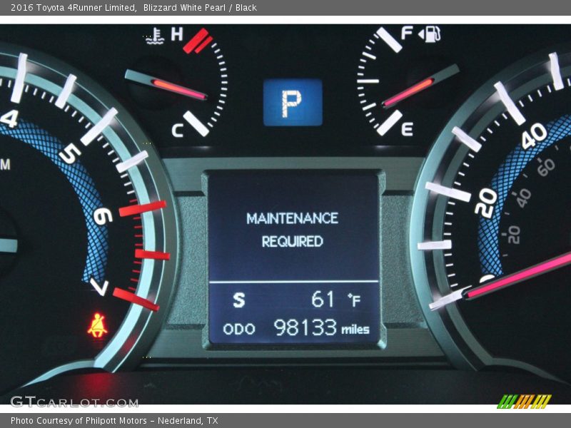 Blizzard White Pearl / Black 2016 Toyota 4Runner Limited