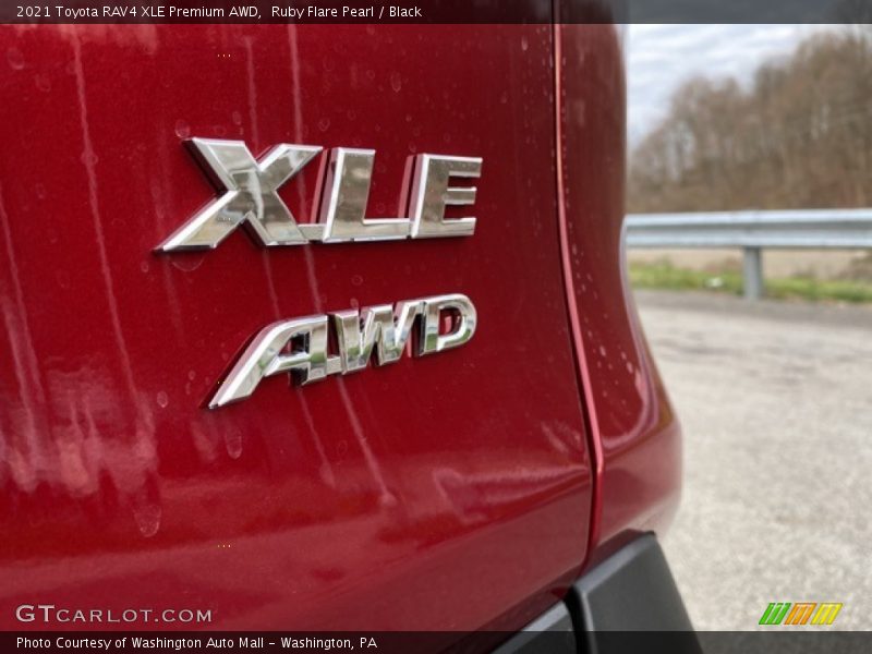 Ruby Flare Pearl / Black 2021 Toyota RAV4 XLE Premium AWD