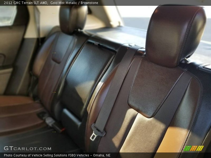 Gold Mist Metallic / Brownstone 2012 GMC Terrain SLT AWD
