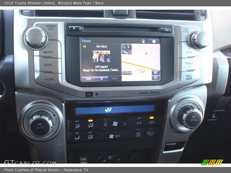 Blizzard White Pearl / Black 2016 Toyota 4Runner Limited