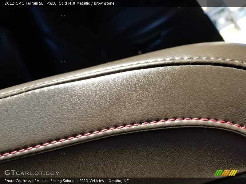 Gold Mist Metallic / Brownstone 2012 GMC Terrain SLT AWD