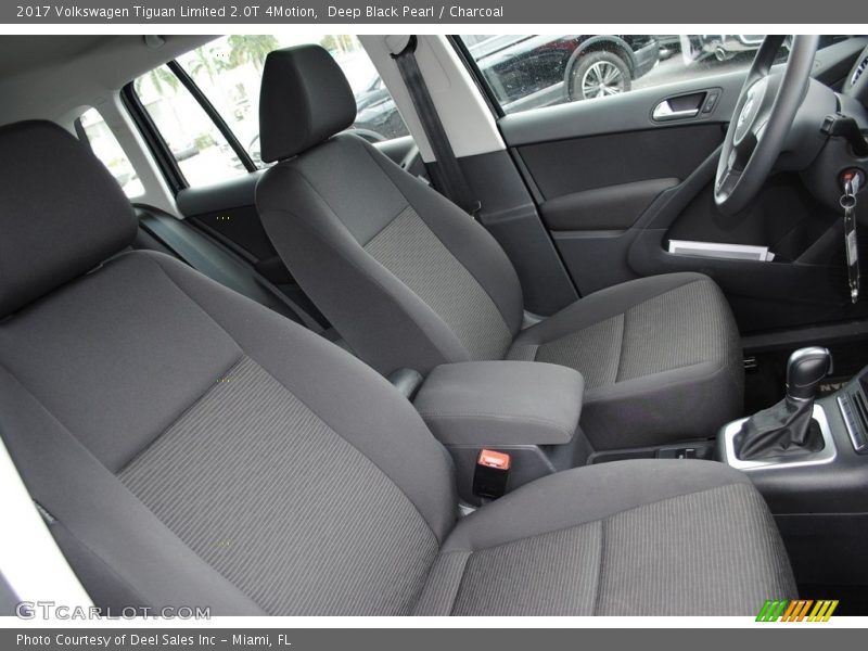 Deep Black Pearl / Charcoal 2017 Volkswagen Tiguan Limited 2.0T 4Motion