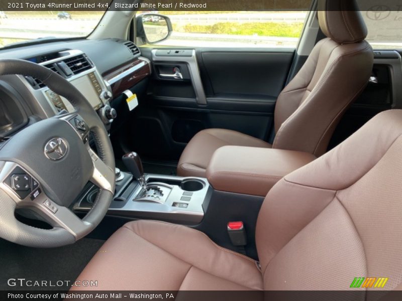 Blizzard White Pearl / Redwood 2021 Toyota 4Runner Limited 4x4