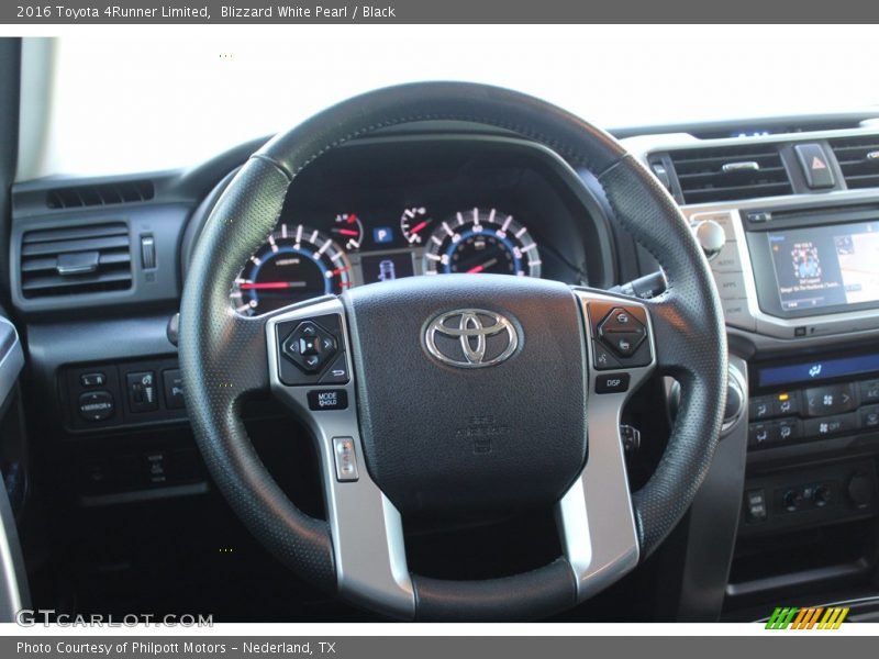 Blizzard White Pearl / Black 2016 Toyota 4Runner Limited