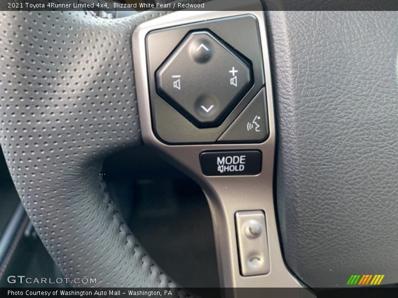 Blizzard White Pearl / Redwood 2021 Toyota 4Runner Limited 4x4