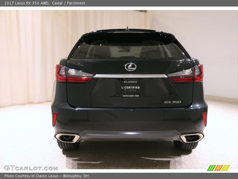 Caviar / Parchment 2017 Lexus RX 350 AWD