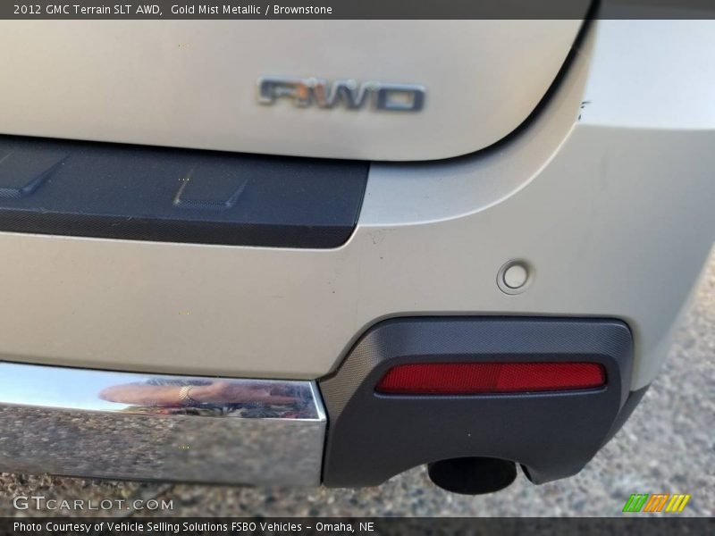Gold Mist Metallic / Brownstone 2012 GMC Terrain SLT AWD