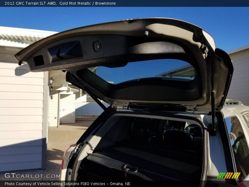 Gold Mist Metallic / Brownstone 2012 GMC Terrain SLT AWD