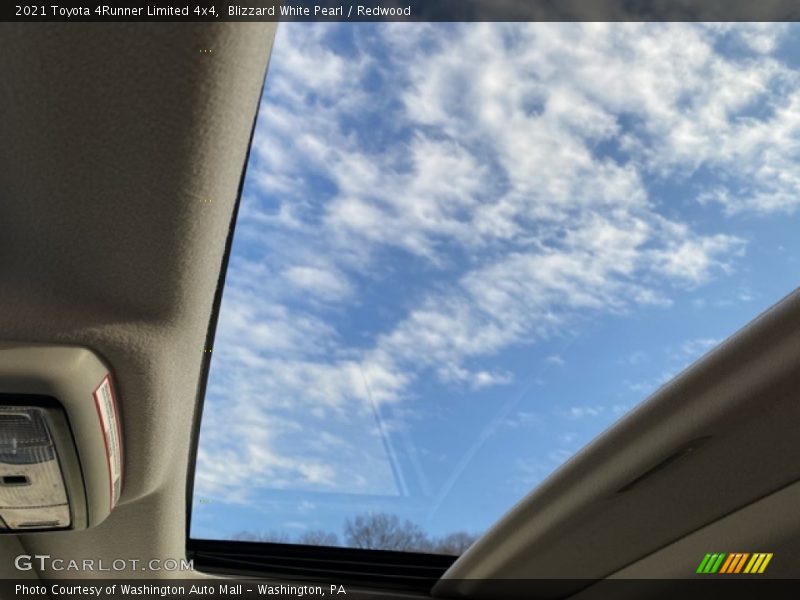 Blizzard White Pearl / Redwood 2021 Toyota 4Runner Limited 4x4