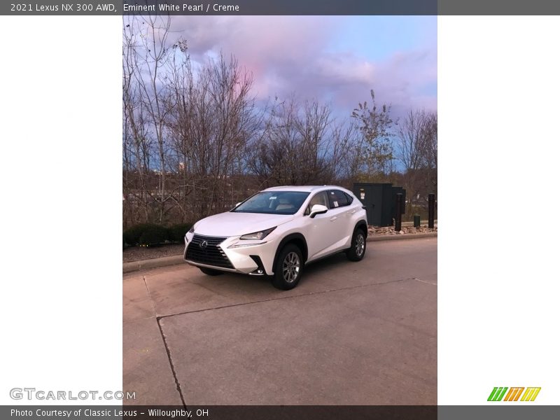 Eminent White Pearl / Creme 2021 Lexus NX 300 AWD