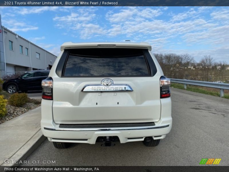 Blizzard White Pearl / Redwood 2021 Toyota 4Runner Limited 4x4