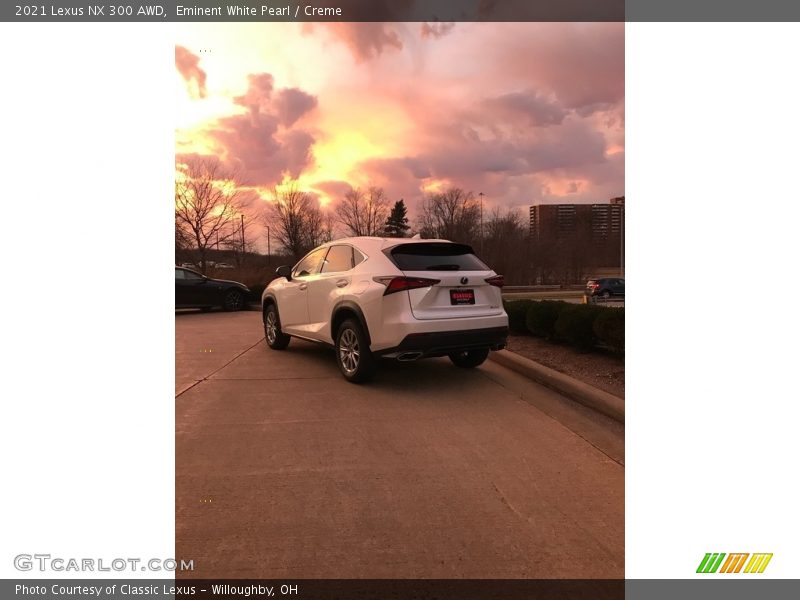 Eminent White Pearl / Creme 2021 Lexus NX 300 AWD