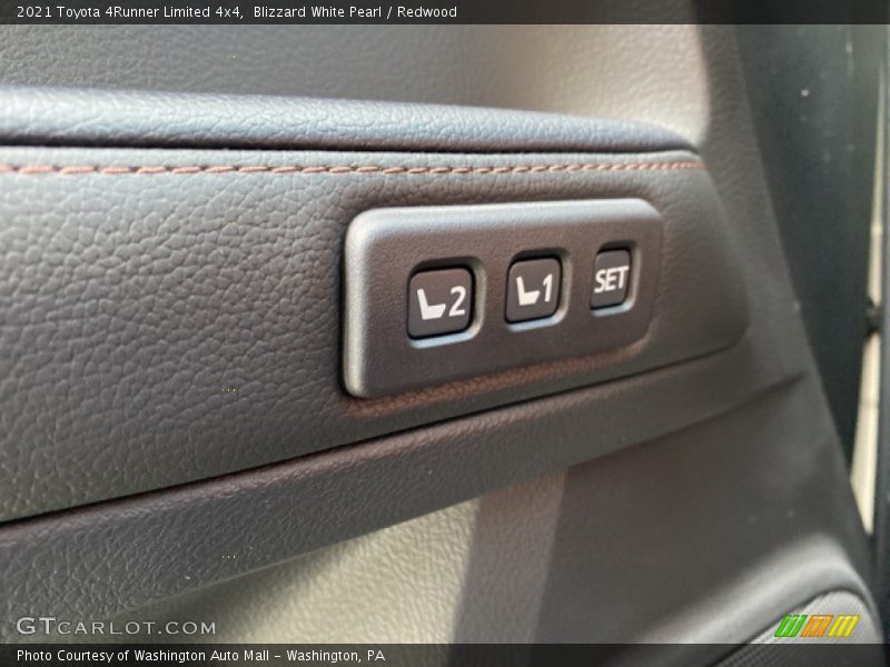 Blizzard White Pearl / Redwood 2021 Toyota 4Runner Limited 4x4