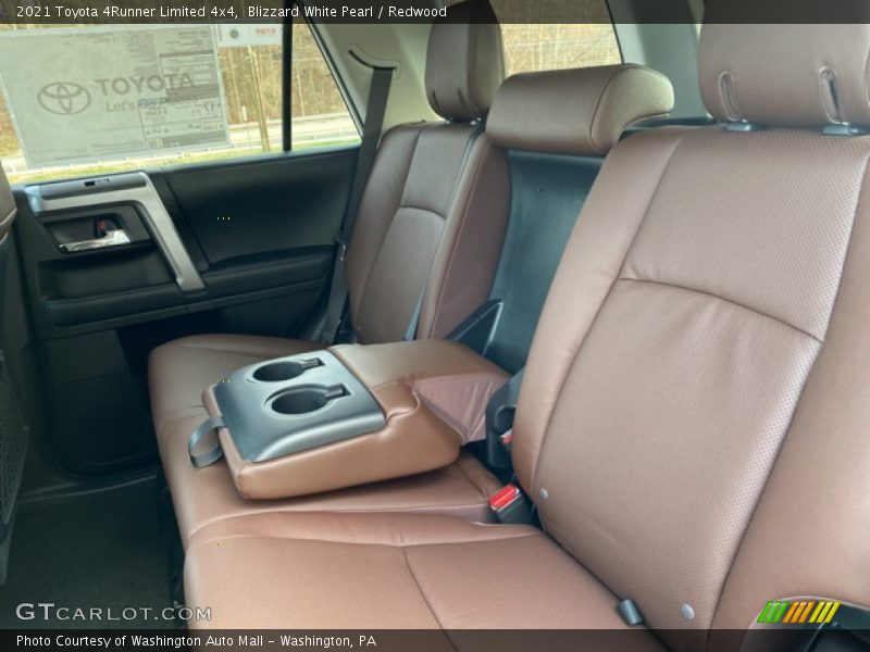 Blizzard White Pearl / Redwood 2021 Toyota 4Runner Limited 4x4