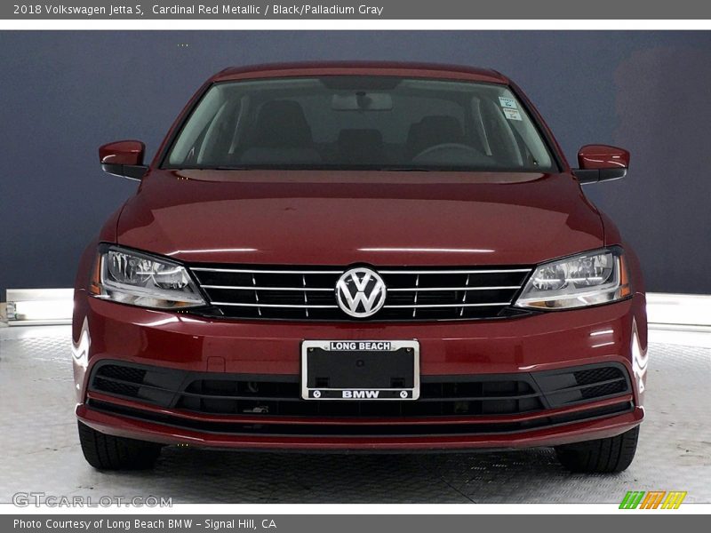 Cardinal Red Metallic / Black/Palladium Gray 2018 Volkswagen Jetta S