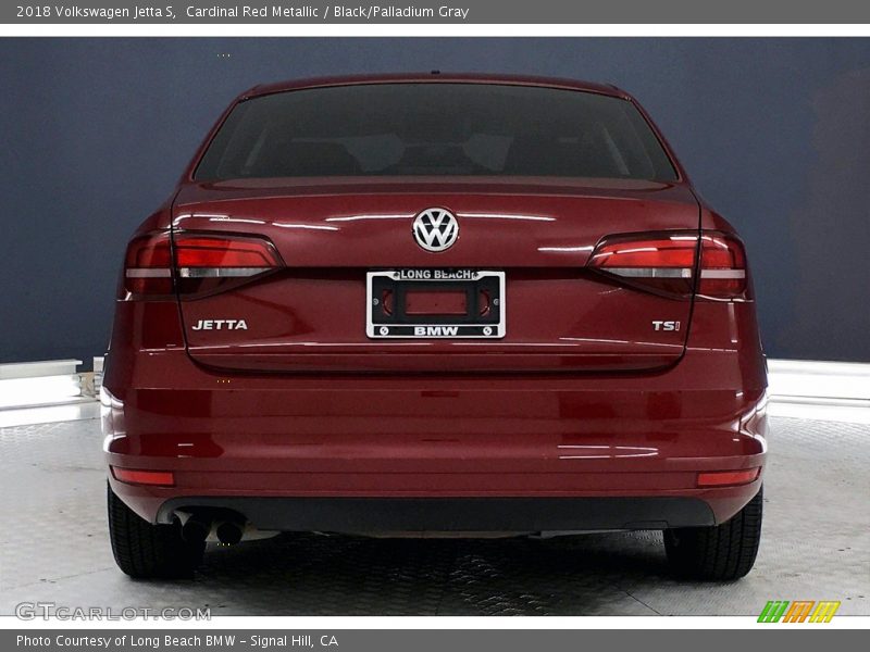 Cardinal Red Metallic / Black/Palladium Gray 2018 Volkswagen Jetta S