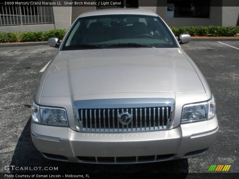 Silver Birch Metallic / Light Camel 2009 Mercury Grand Marquis LS