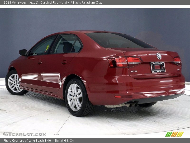 Cardinal Red Metallic / Black/Palladium Gray 2018 Volkswagen Jetta S