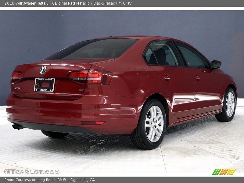 Cardinal Red Metallic / Black/Palladium Gray 2018 Volkswagen Jetta S
