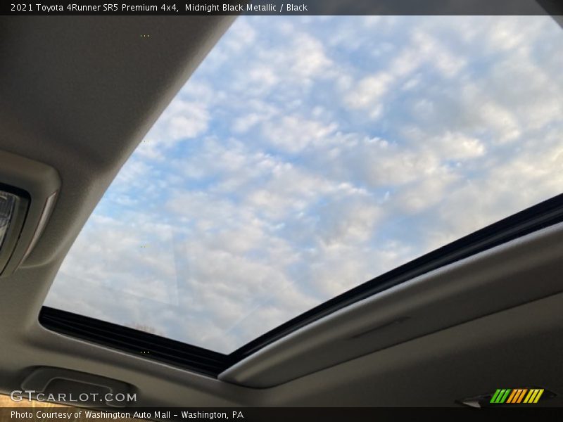Sunroof of 2021 4Runner SR5 Premium 4x4